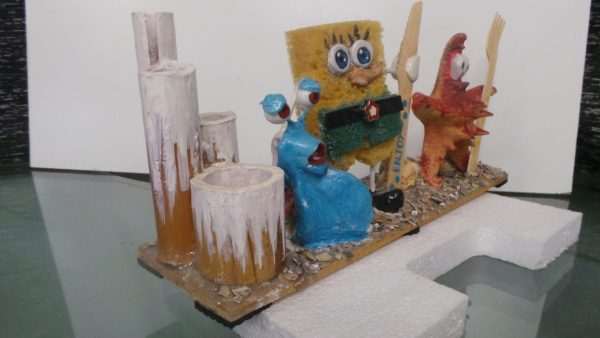 Pencil Holder Bob Sponge and His Friends