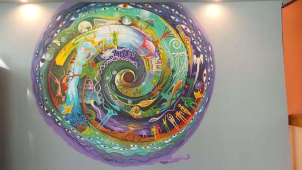 Sample work:  Wall Murals with circle of life  theme in a professional space. - Image 2
