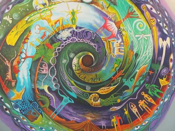 Sample work:  Wall Murals with circle of life  theme in a professional space. - Image 3