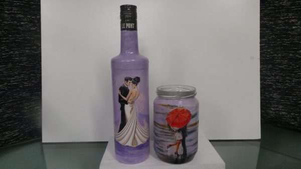 The Good Hour Bottle & Candle Holder 
