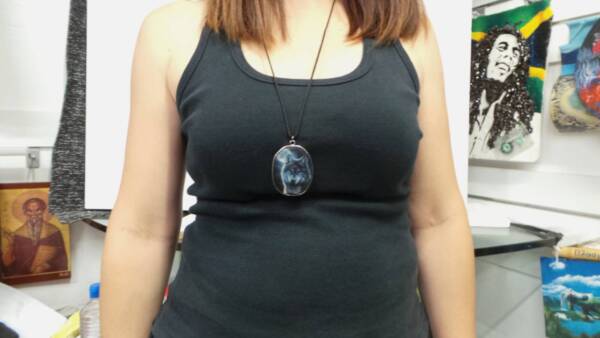 WOMEN'S PENDANT - WOLF TOTEM - Image 2