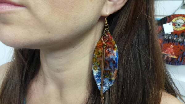 IRIDESCENT EARRINGS SET - Image 2