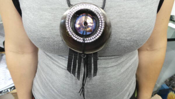 WOMEN'S PENDANT - The Steel Dragon Eye