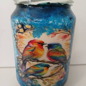 Birds and Butterflies on the Branches